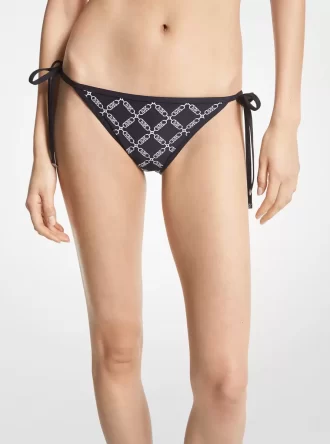 Bikinihose mit Empire-Logo
