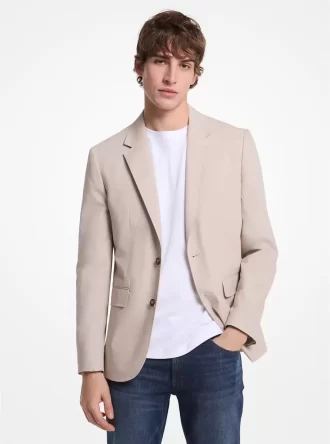Blazer aus Baumwollpopeline