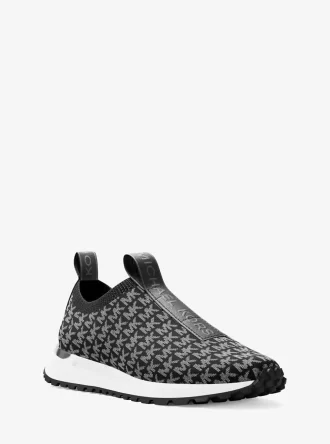Bodie Metallic Logo Knit Slip-On Sneaker Bodie Metallic Logo Knit Slip-On Sneaker