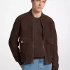 Bomberjacke aus Wildleder Bomberjacke aus Wildleder
