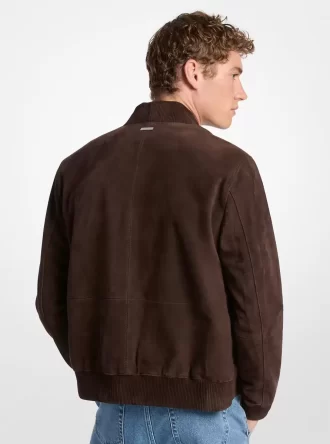 Bomberjacke aus Wildleder