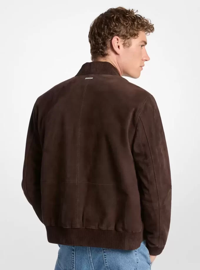 Bomberjacke aus Wildleder Bomberjacke aus Wildleder