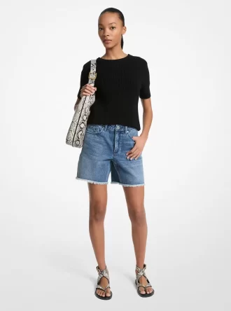 Boyfriend-Denim-Shorts