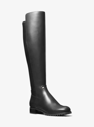 Britt Glatter Stiefel mit weiter Kalbsweite