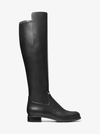Britt Glatter Stiefel mit weiter Kalbsweite