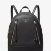 Brooklyn Rucksack aus genarbtem Leder (mittelgroß)