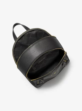 Brooklyn Rucksack aus genarbtem Leder (mittelgroß)