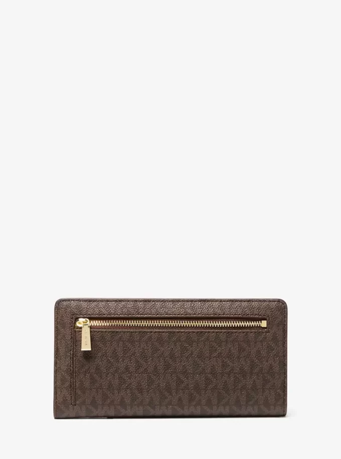 Bryant Geldbörse mit großem Logo und Druckknopfverschluss Bryant Geldbörse mit großem Logo und Druckknopfverschluss