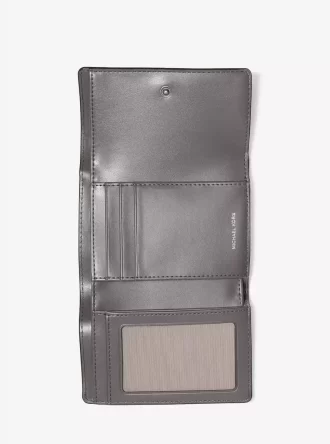 Bryant Medium Geldbörse aus poliertem Leder, dreifach faltbar