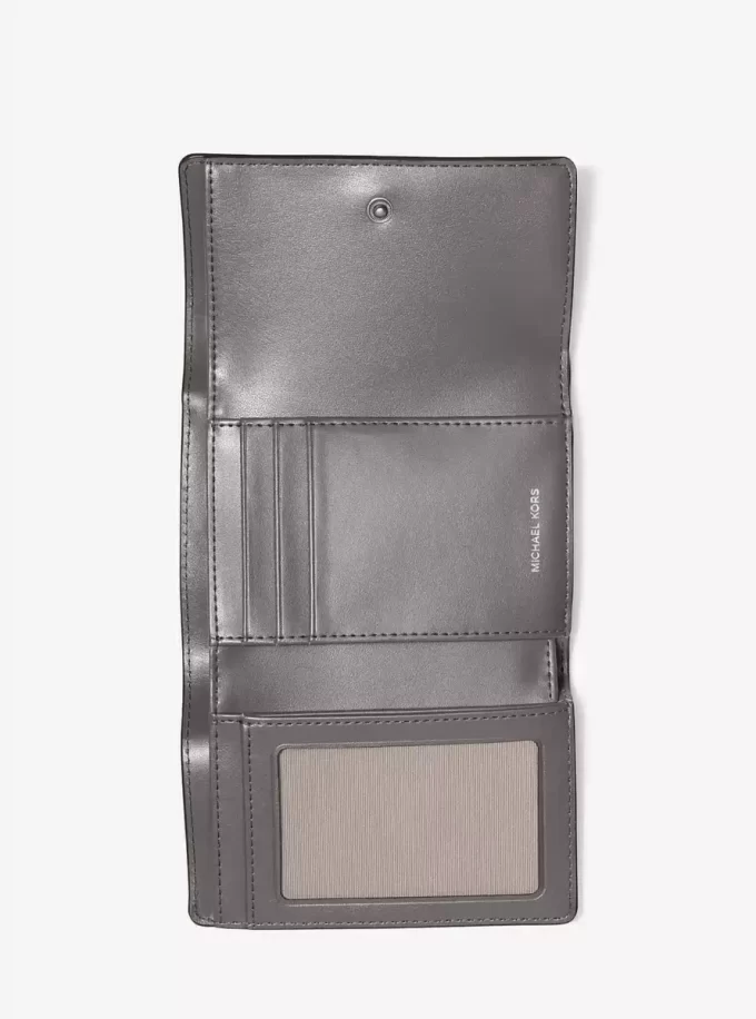 Bryant Medium Geldbörse aus poliertem Leder, dreifach faltbar