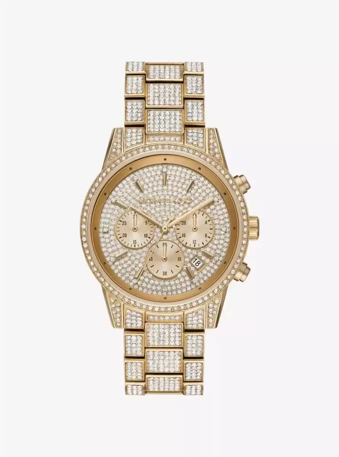 Bryant Pavé Goldfarbene Uhr Bryant Pavé Goldfarbene Uhr