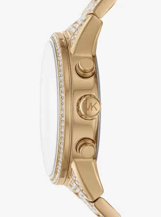Bryant Pavé Goldfarbene Uhr