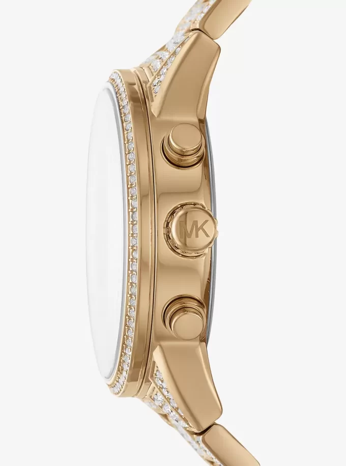 Bryant Pavé Goldfarbene Uhr Bryant Pavé Goldfarbene Uhr