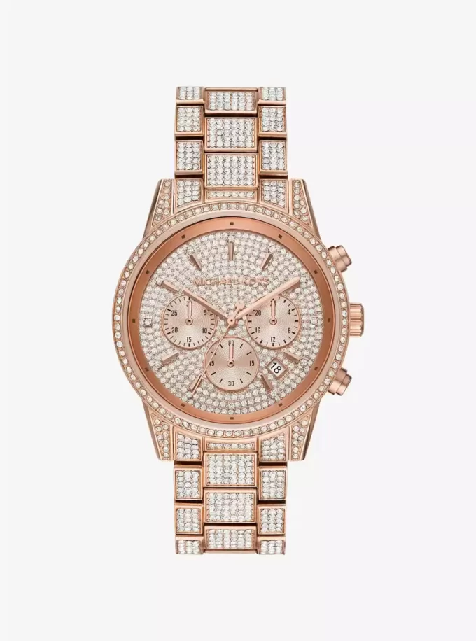 Bryant Pavé Roségoldfarbene Uhr Bryant Pavé Roségoldfarbene Uhr