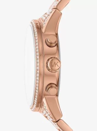 Bryant Pavé Roségoldfarbene Uhr