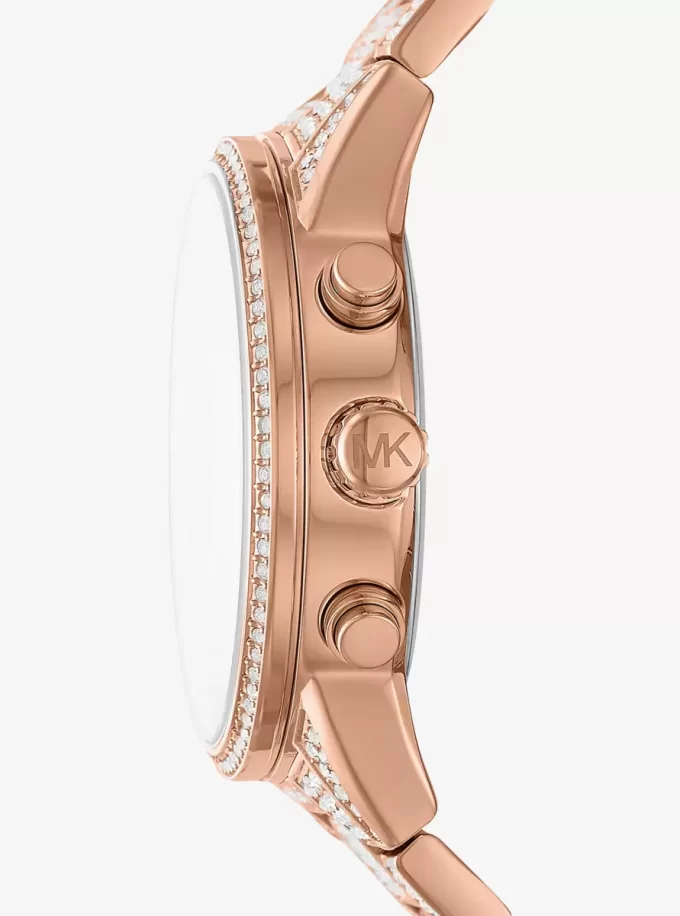 Bryant Pavé Roségoldfarbene Uhr Bryant Pavé Roségoldfarbene Uhr