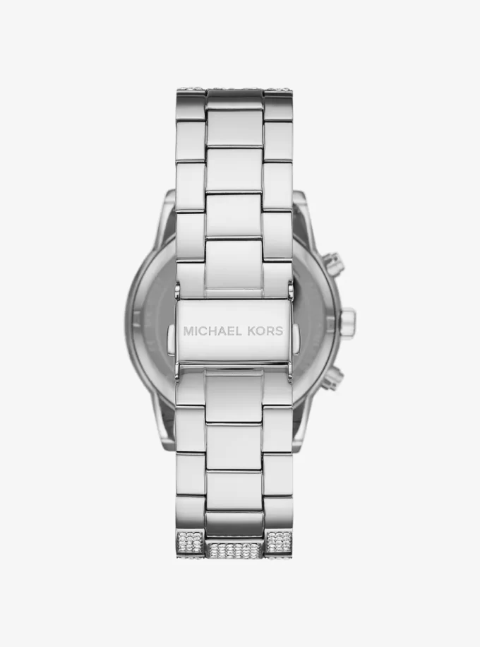 Bryant Pavé Silberfarbene Uhr Bryant Pavé Silberfarbene Uhr