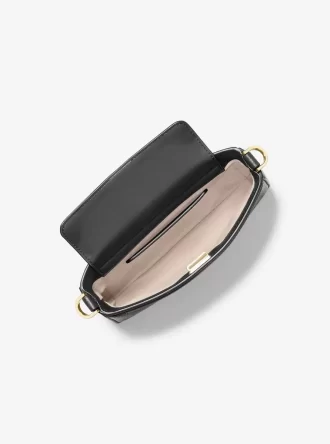 Bryant Small Genared Leather Convertible Pochette