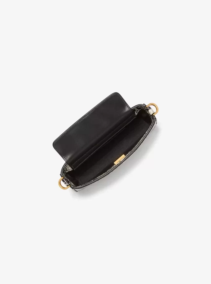 Bryant Small Schlangengeprägte Leder-Cabrio-Pochette Bryant Small Schlangengeprägte Leder-Cabrio-Pochette