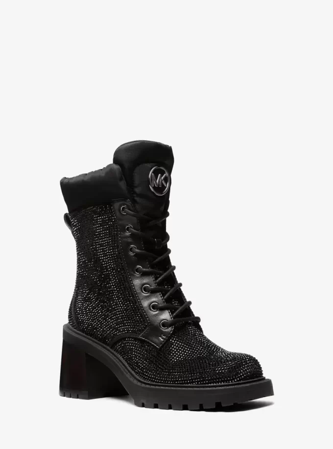 Cade Kampfstiefel mit Verzierungen Cade Kampfstiefel mit Verzierungen