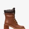 Cade Leder- und Signature-Logo-Kampfstiefel Cade Leder- und Signature-Logo-Kampfstiefel
