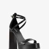 Cami Leder-Plateausandalen