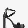 Cami Leder-Plateausandalen