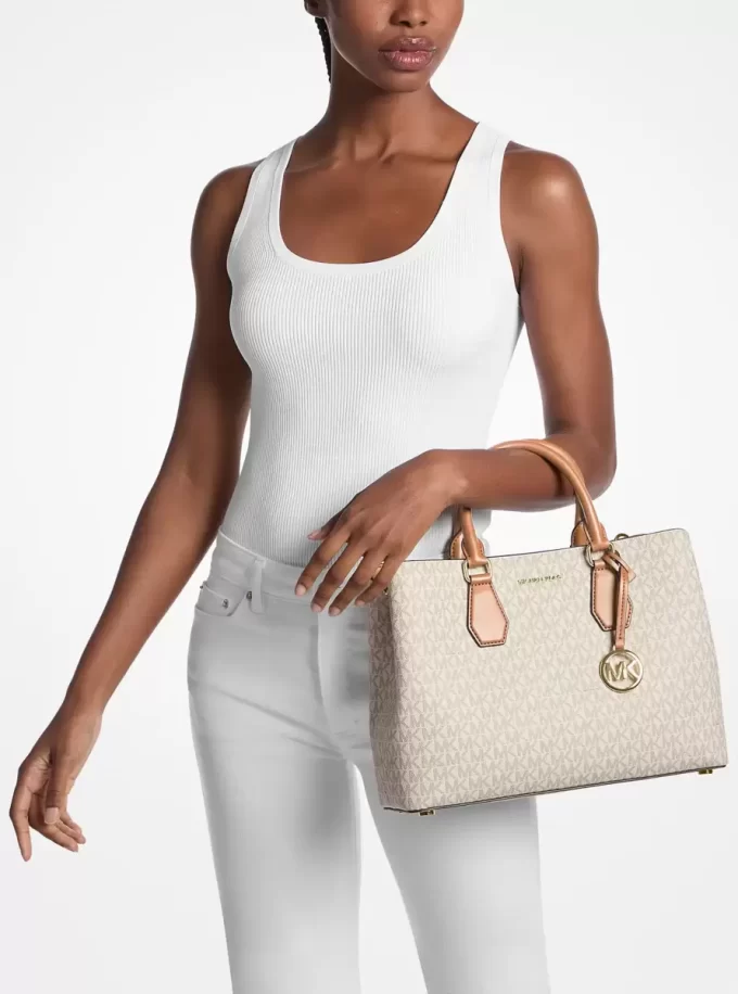 Camille Große Handtasche mit charakteristischem Logo