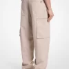 Cargohose aus Baumwollpopeline mit Reißverschluss Cargohose aus Baumwollpopeline mit Reißverschluss