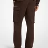 Cargohose aus Stretch-Baumwolle mit Reißverschluss