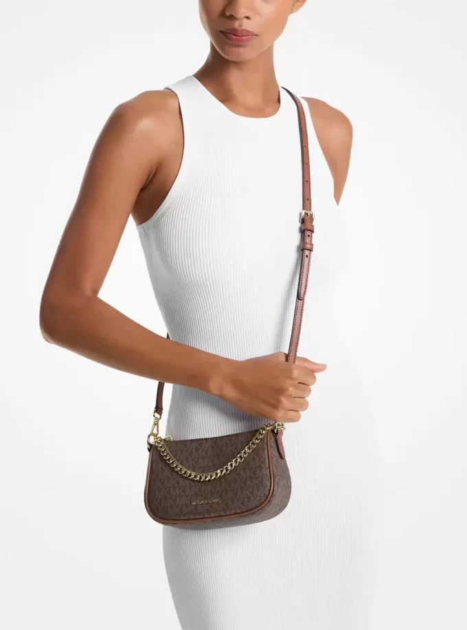 Carmela Small Signature Logo Convertible Crossbody Bag Carmela Small Signature Logo Convertible Crossbody Bag