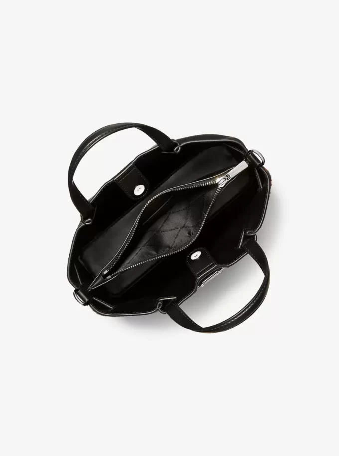 Carson Kleine Handtasche aus Kalbsfell mit Leopardenmuster Carson Kleine Handtasche aus Kalbsfell mit Leopardenmuster