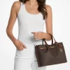 Carson Medium Signature Logo Satchel Carson Medium Signature Logo Satchel