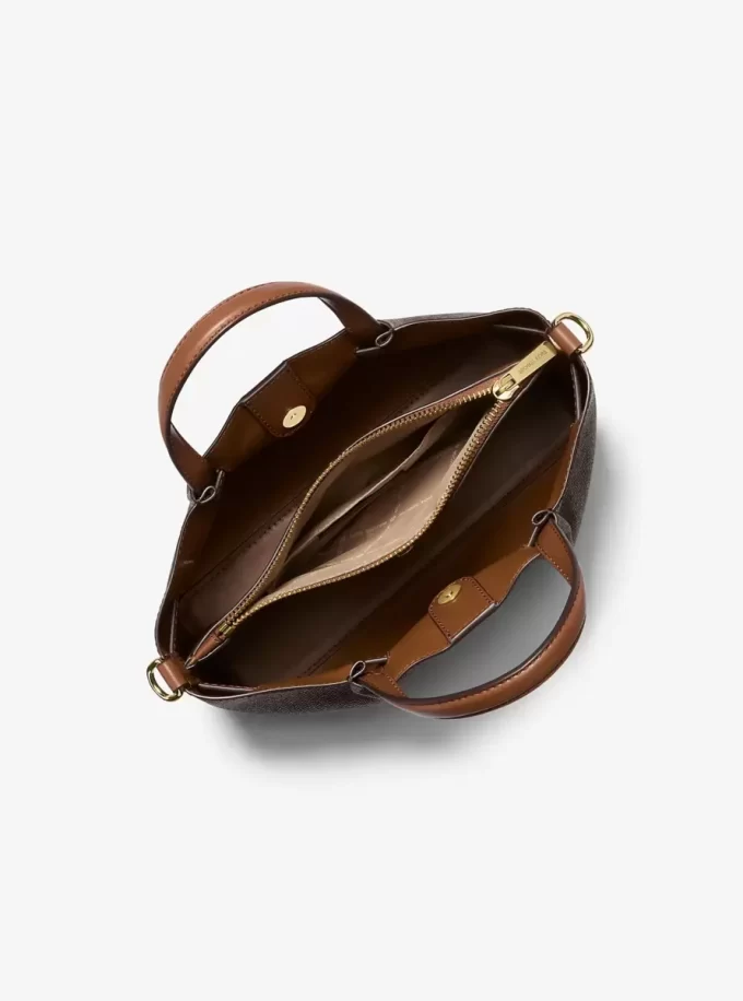 Carson Small Signature Logo Satchel Carson Small Signature Logo Satchel