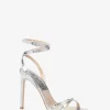 Chrissy Sandale aus metallisch glänzendem, geprägtem Pythonleder Chrissy Sandale aus metallisch glänzendem, geprägtem Pythonleder