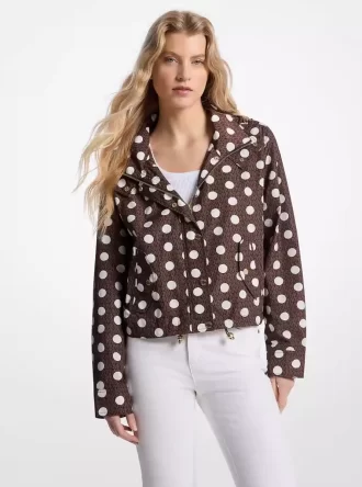 Ciré-Jacke mit gepunktetem Signature-Logo