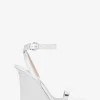 Claudia Specchio Keilsandalette aus Leder Claudia Specchio Keilsandalette aus Leder