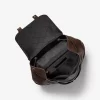 Colby Medium Rucksack aus poliertem Leder mit Logoprägung
