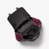 Colby Medium Rucksack aus poliertem Leder mit Logoprägung