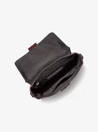 Colby-Umhängetasche aus geprägtem, poliertem Leder