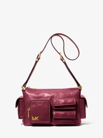 Dakota Schultertasche aus Leder, mittelgroß
