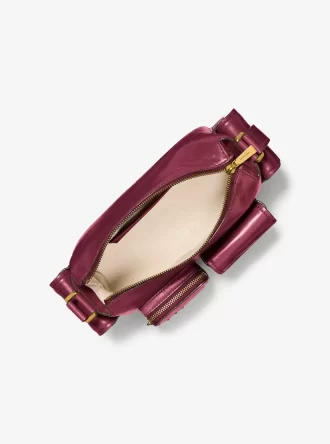 Dakota Schultertasche aus Leder, mittelgroß
