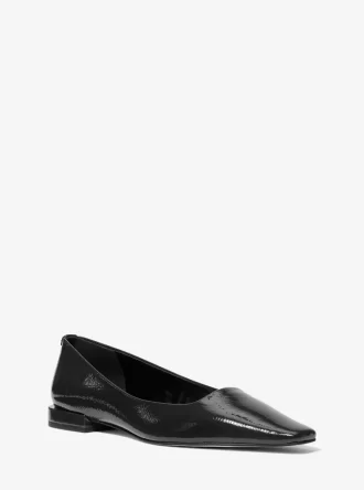 Darrah Ballerinas aus geknacktem Lackleder