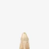 Darrah Pumps aus geknacktem Metallic-Leder