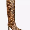 Darrah Stiefel aus Kalbsfell mit Leopardenmuster