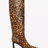 Darrah Stiefel aus Kalbsfell mit Leopardenmuster