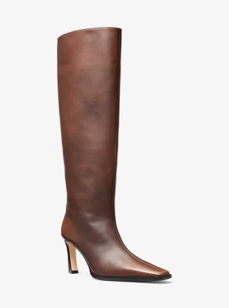 Darrah Stiefel aus poliertem Leder