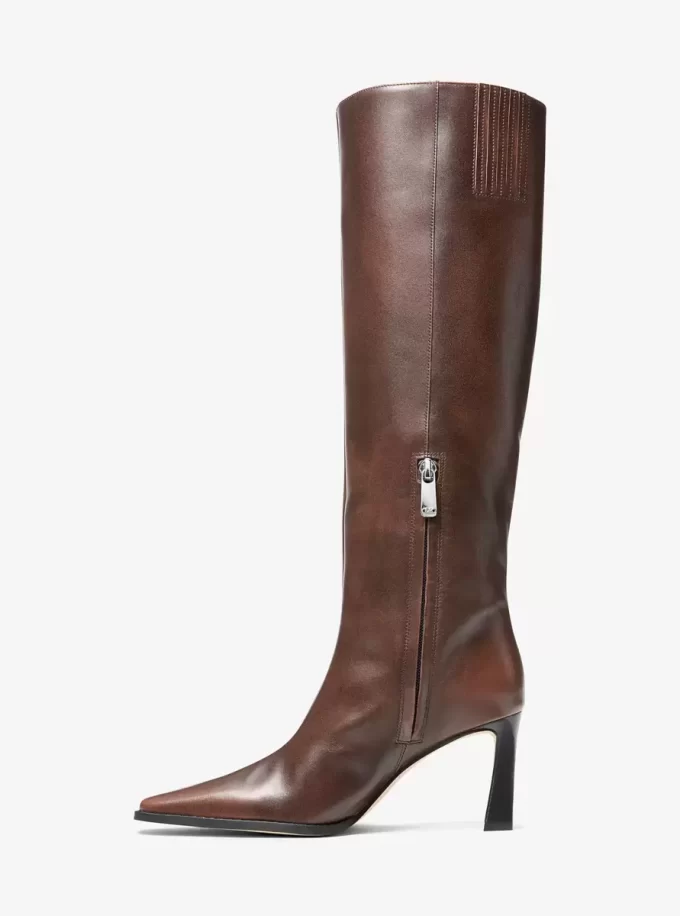 Darrah Stiefel aus poliertem Leder