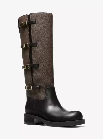 Darrington Signature Logo und Lederstiefel