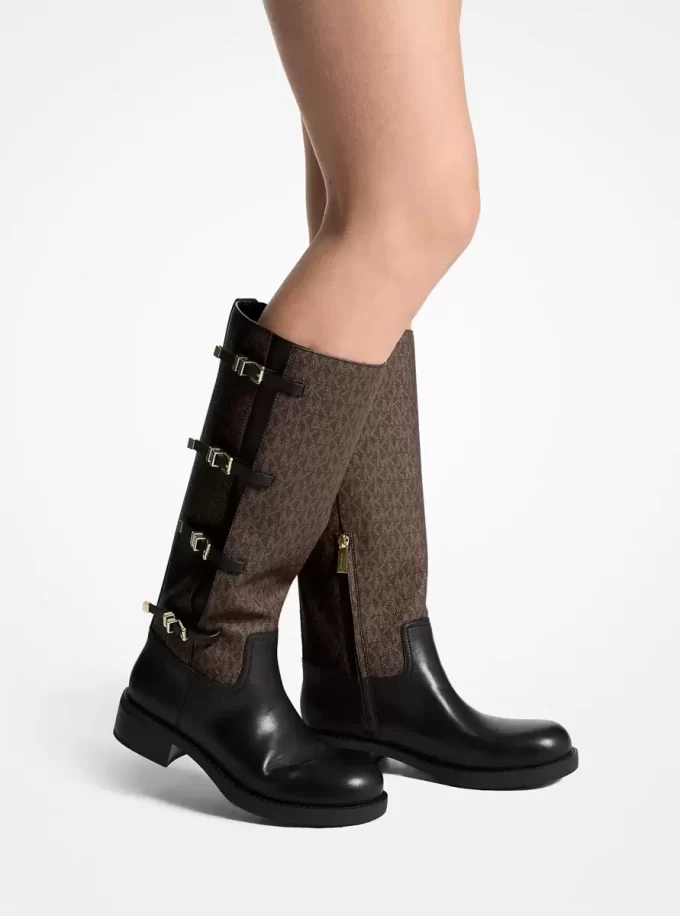 Darrington Signature Logo und Lederstiefel Darrington Signature Logo und Lederstiefel
